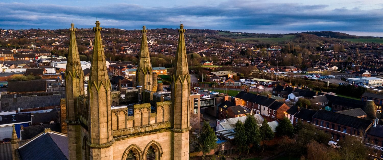Stoke-on-Trent Combined Court Centre and legal district for solicitors